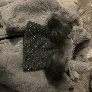 Plush coat & hat
